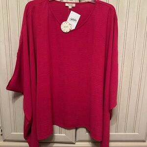 ODDY Bold Fuchsia Blouse